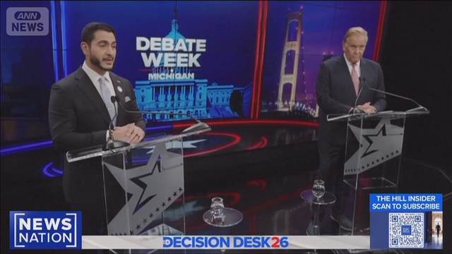 米中間選挙　ミシガン州 上院選めぐり初討論会　共和党、民主党の両候補が舌戦