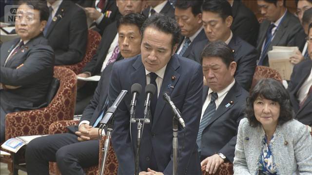 簗農水大臣「職責を全うしたい」　野党の辞任要求に対し続投表明