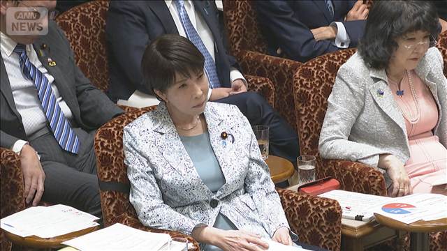 高市総理　辞任の簗前大臣について「丁寧に責任を果たして」　参院予算委員会