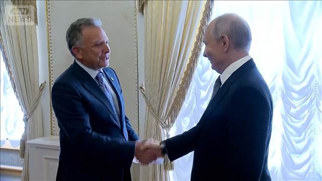 プーチン大統領 米特使とウクライナでの新たな和平案をめぐり会談