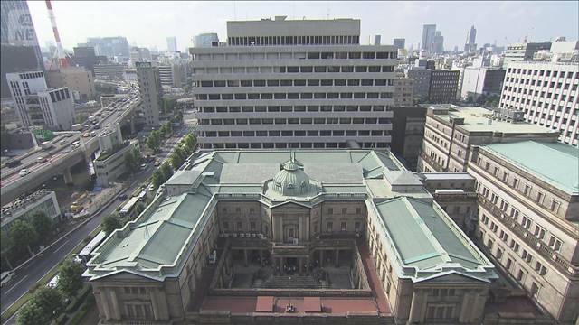 日銀 物価上昇率“2％到達”と見解示す 目標導入の2013年以降初　政策金利は据え置き
