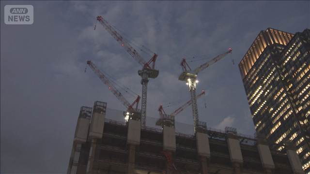 13階から転落の男性の死亡確認　東京・丸の内のビル工事現場