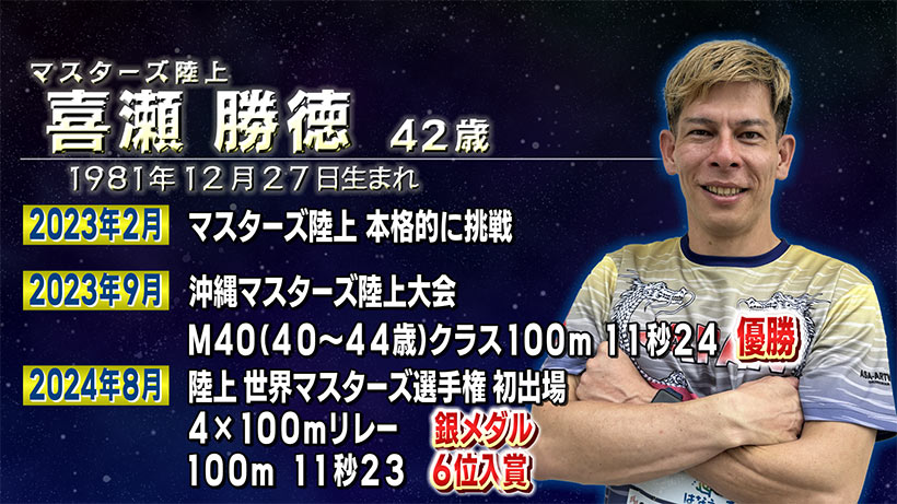 アスリートフォーカス第36回 喜瀬勝徳さん – Quebee キュエビー