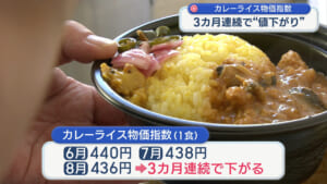 カレー物価指数が3ヵ月連続で値下がり／ビジネスキャッチー