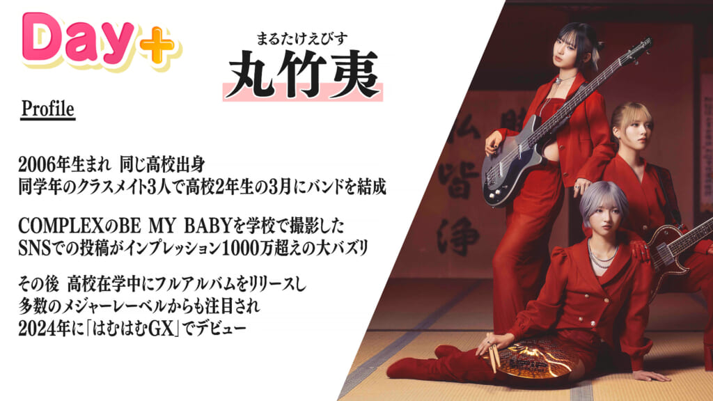 注目の若手バンド『丸竹夷（マルタケエビス）』