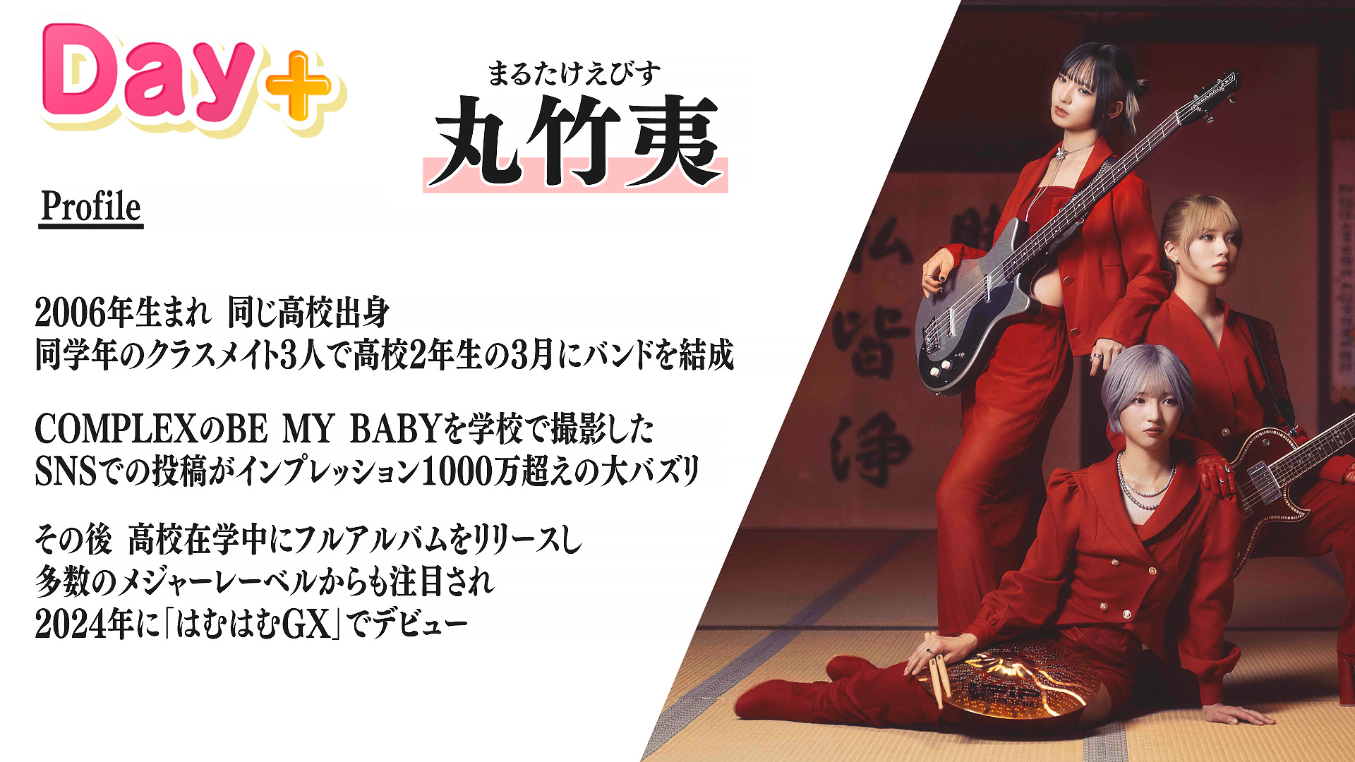 注目の若手バンド『丸竹夷（マルタケエビス）』