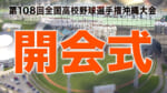 第108回全国高等学校野球選手権沖縄大会