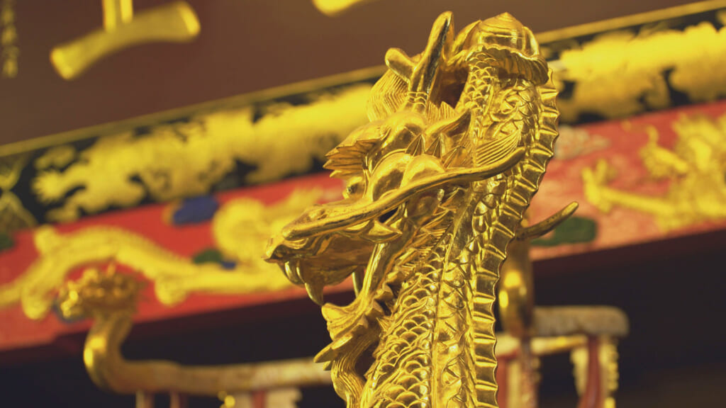 首里城(2) 国王の居城 正殿内部