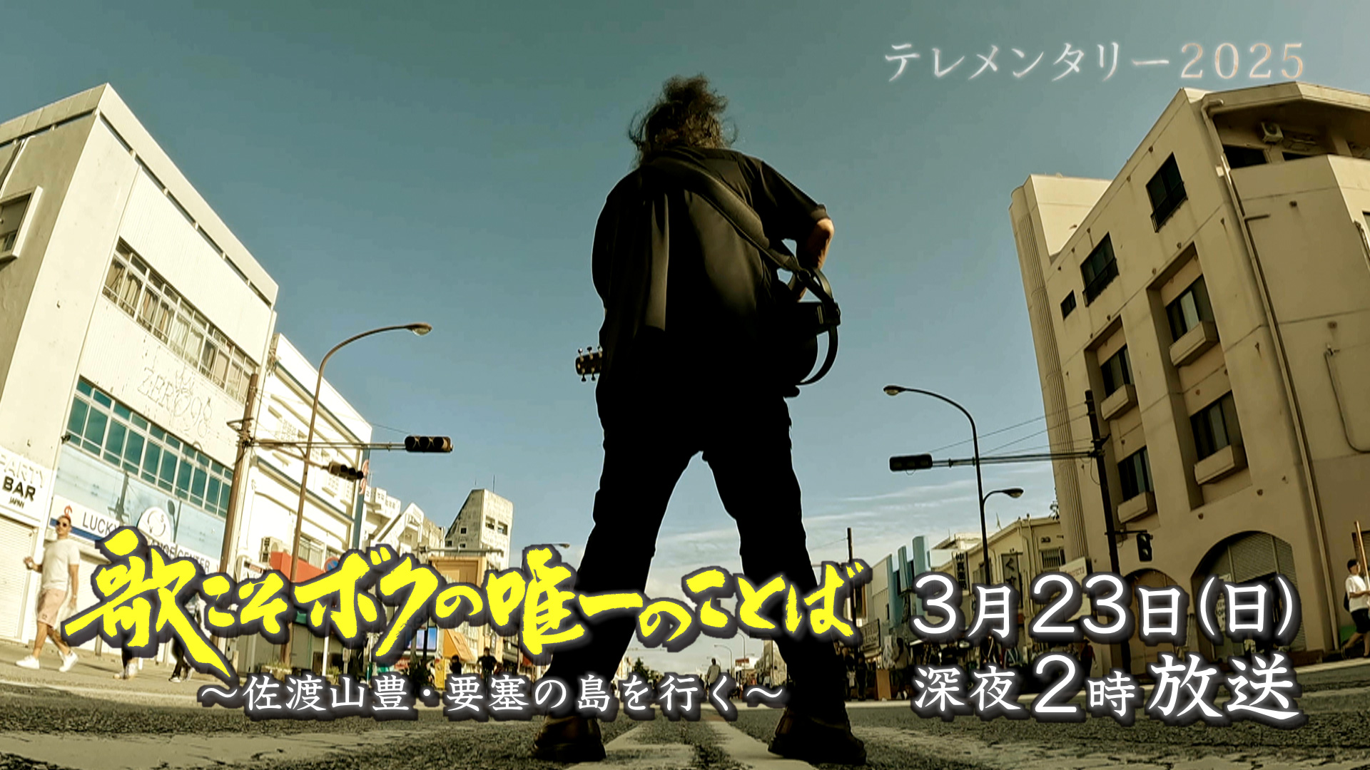テレメンタリー2025「歌こそボクの唯一のことば～佐渡山豊・要塞の島を行く～」