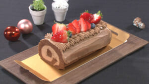 【テイクアウト限定】とちおとめのガナッシュロールケーキ