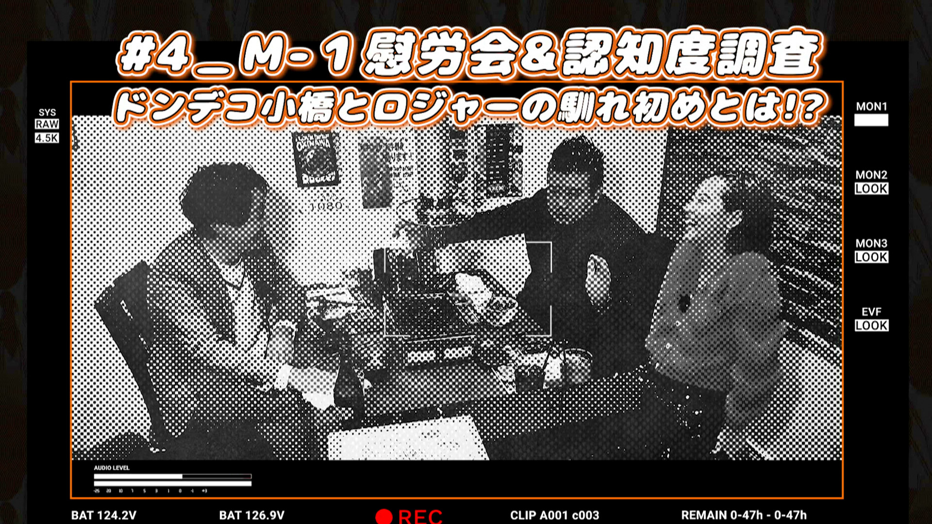 #4 M-1慰労会&認知度調査 ドンデコ小橋とロジャーの馴れ初めとは!?